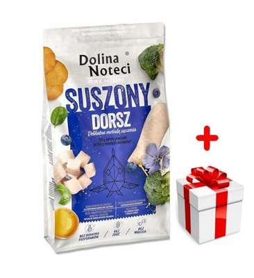 DOLINA NOTECI Premium Dorsz- karma suszona dla psa 9kg + niespodzianka dla psa GRATIS!