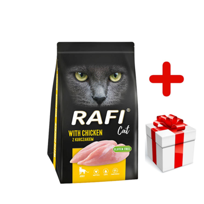 DOLINA NOTECI Rafi Cat karma sucha dla kota z kurczakiem 1,5kg + niespodzianka dla kota GRATIS!