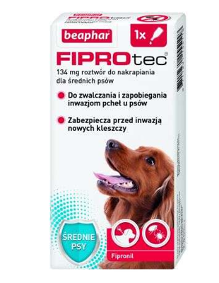 Fiprotec M dla psów od 10 do 20 kg  - 134mg