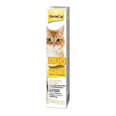 GIMBORN Gim Cat Pasta Multi-Vitamin Duo z serem 50g