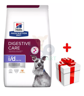 HILL'S PD Prescription Diet Canine i/d Low Fat 1,5kg + niespodzianka dla psa GRATIS!