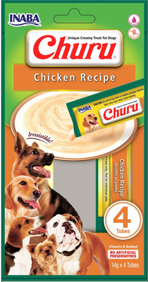 INABA Churu 4P przysmak dla psa o smaku kurczaka 4x14g