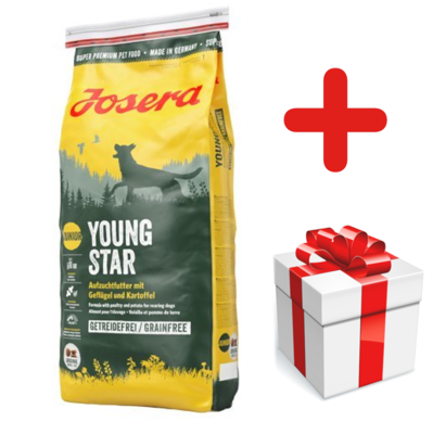 JOSERA YoungStar - Grain Free 15kg + niespodzianka dla psa GRATIS!