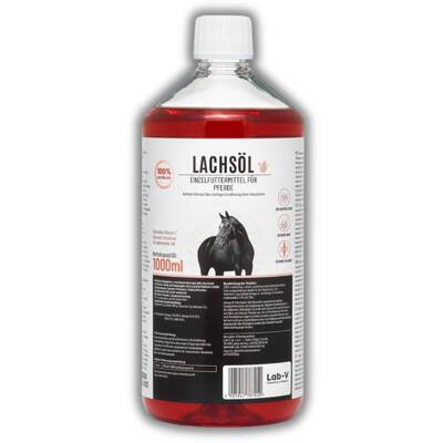 LAB-V Olej z Łososia Lachsöl dla koni 1000ml