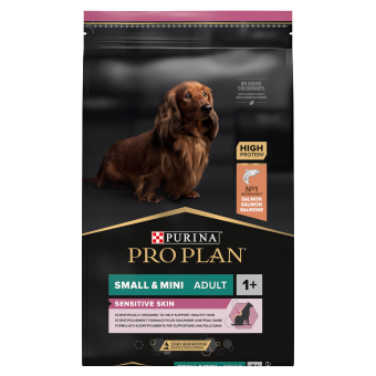 PRO PLAN Sensitive Skin Small & Mini Adult Karma dla psów bogata w łososia 7kg