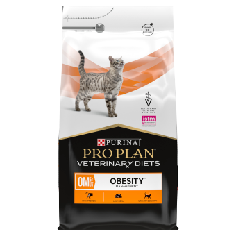 PRO PLAN Veterinary Diets OM St/Ox Obesity Management Karma sucha dla kota 5kg//Opakowanie uszkodzone (3816,3905) !!! 