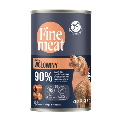 PetRepublic Fine Meat danie z wołowiny 400g dla psa
