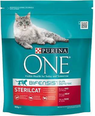 Purina One Cat Sterilcat Karma z wołowiną dla kota 1,5kg