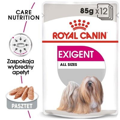 ROYAL CANIN CCN Exigent 12x85g karma mokra - pasztet dla psów dorosłych, wybrednych