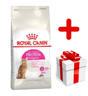 ROYAL CANIN  Exigent Protein Preference 42 10kg karma sucha dla kotów dorosłych, wybrednych, kierujących się zawartością białka  + niespodzianka dla kota GRATIS!