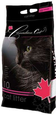 SUPER BENEK Żwirek Canadian Cat  baby powder 10L