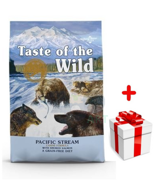 TASTE OF THE WILD Pacific Stream 12,2kg + niespodzianka dla psa GRATIS!