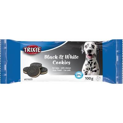 TRIXIE Black White Cookies, ciasteczka dla psa z kurczakiem 4 szt./100 g