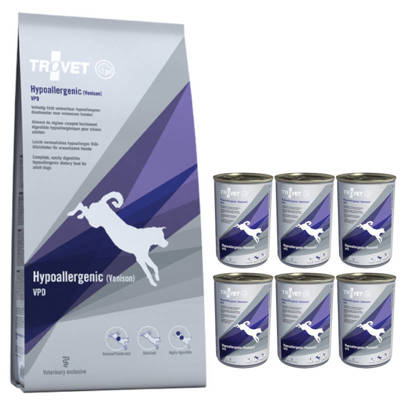 TROVET VPD Hypoallergenic - Venison (dla psa) 10kg + VPD Hypoallergenic - Venison 6x400g
