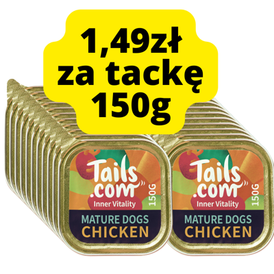 Tails.com Nourish & Protect Mature Dog Chicken 22x150g