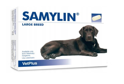 VETPLUS Samylin dla psów dużych ras 30tabletek