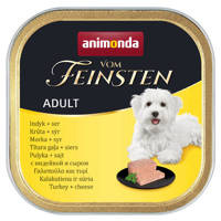 ANIMONDA Dog Vom Feinsten Adult indyk z żółtym serem 150g