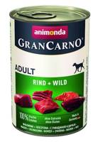 ANIMONDA GranCarno Adult Dog smak: Wołowina i Dziczyzna 400g