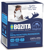 BOZITA Dog: Renifer w galarecie 370g 