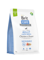BRIT CARE Dog Sustainable Adult Large Breed Chicken & Insect 3kg