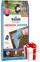 Bosch Junior Medium (nowa receptura) 15kg + Niespodzianka dla psa GRATIS