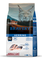 Bravery Cat Adult Herring (Śledź) 7kg
