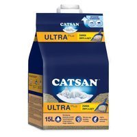 CATSAN Ultra Plus 15l - zbrylający żwirek dla kota 14,5kg\ Opakowanie uszkodzone (3146, 4034,9628,9628,4623) !!! 