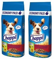 CHAPPI 2x13,5kg - sucha karma dla psów z wołowiną, drobiem i warzywami
