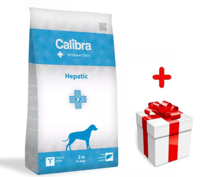 Calibra Veterinary Diets Dog Hepatic 2kg + Niespodzianka dla psa GRATIS