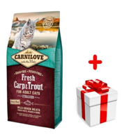 Carnilove Fresh Carp Trout Sterilised Adult Cat 2 kg + niespodzianka dla kota GRATIS!