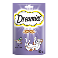 DREAMIES 60g - przysmak dla kota z wyśmienitą kaczką