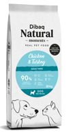 Dibaq Natural Hodowlana dla psów małych ras kurczak i indyk 20kg/ Opakowanie uszkodzone (2473) !!! 