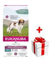 EUKANUBA-Adult Daily Care Mono-Protein duck-12kg + niespodzianka dla psa GRATIS!