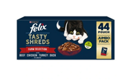 Felix Tasty Shreds w sosie MIX MIĘSNY saszetka 44x85g