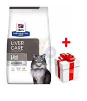 HILL'S PD Prescription Diet Feline L/d 1,5kg + niespodzianka dla kota GRATIS!