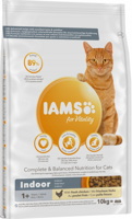 IAMS-Sucha karma for Vitality Indoor dla dorosłych i starszych kotów niewychodzących z domu, kurczakiem 10kg