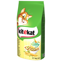 KITEKAT 12kg - sucha karma dla kotów z kurczakiem i warzywami
