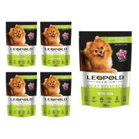 Leopold Premium z cielęciną 5x100g - 65% mięsa - dla psa