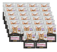PRO PLAN Nutrisavour Delicate Karma dla kotów delikatne kawałki z indykiem w sosie 26x85g