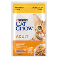 PURINA Cat Chow Adult Karma dla kotów z kurczakiem i cukinią w galaretce 85g