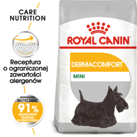ROYAL CANIN CCN Mini Dermacomfort 8kg karma sucha dla psów dorosłych, ras małych, o wrażliwej skórze, skłonnej do podrażnień