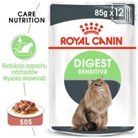 ROYAL CANIN  Digest Sensitive 24x85g karma mokra w sosie dla kotów dorosłych, wrażliwy przewód pokarmowy