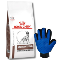 ROYAL CANIN Gastro Intestinal Moderate Calorie GIM23 15kg + Rękawica do czesania GRATIS!