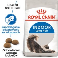ROYAL CANIN  Indoor Long Hair 8,5kg karma sucha dla kotów dorosłych, długowłose, przebywających wyłącznie w domu//Opakowanie uszkodzone (2110) !!!