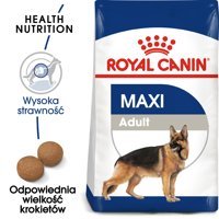 ROYAL CANIN Maxi Adult 13,5kg karma sucha dla psów dorosłych, do 5 roku życia, ras dużych/Opakowanie uszkodzone (1830) !!! 