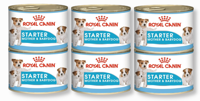 ROYAL CANIN Starter Mousse Mother & Babydog 6x195g karma mokra - mus, dla suk w czasie ciąży, laktacji oraz szczeniąt 