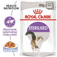 ROYAL CANIN  Sterilised 12x85g karma mokra w galaretce dla kotów dorosłych, sterylizowanych
