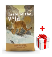 TASTE OF THE WILD Canyon River Cat 6,6kg + niespodzianka dla kota GRATIS!