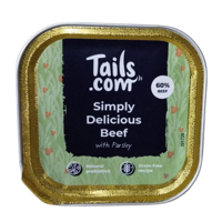 Tails.com Simply Delicious Beef with Parsley 150g Grain-free
