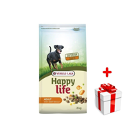 VERSELE-LAGA Happy Life Adult Beef 3kg + niespodzianka dla psa GRATIS!